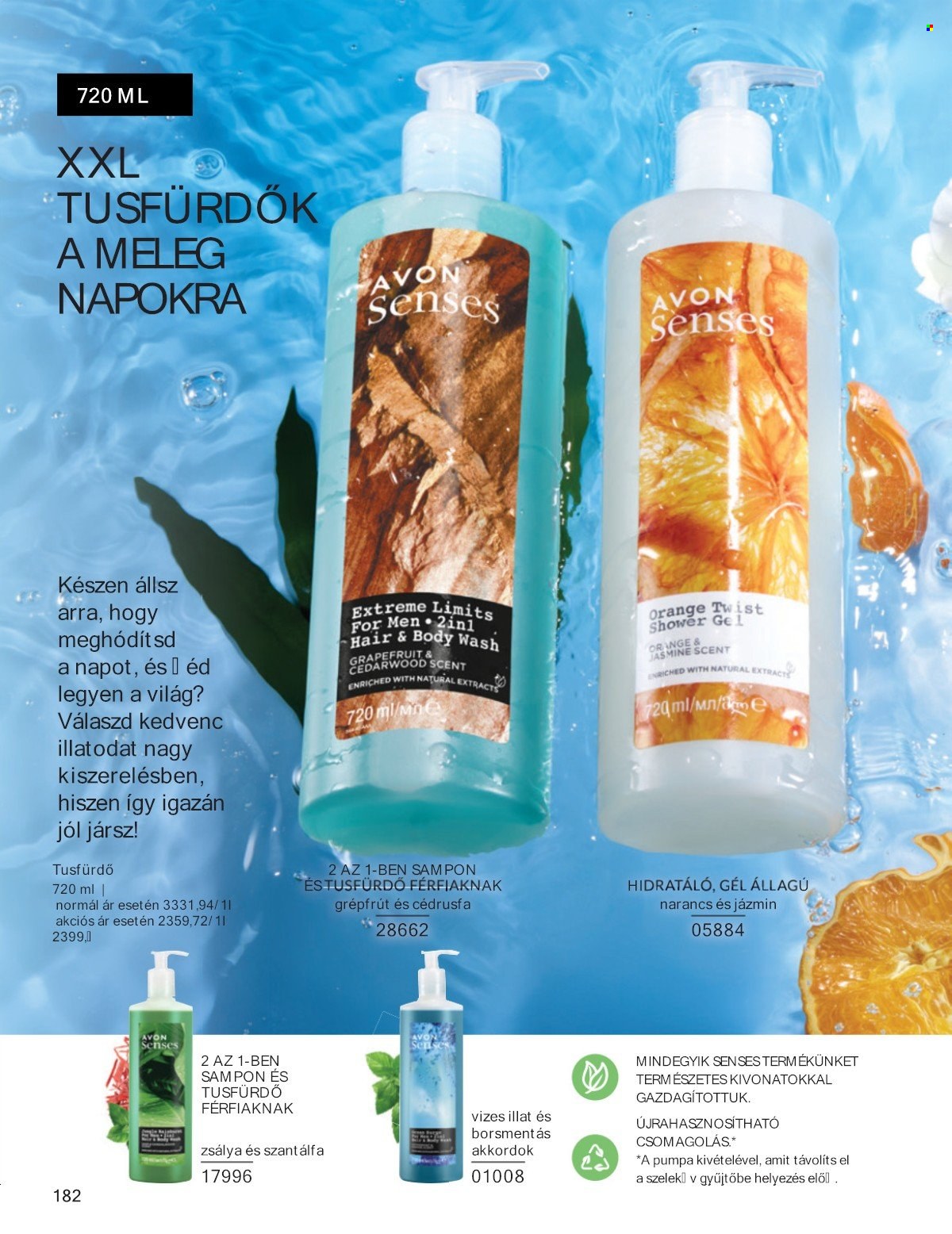 Avon akciós újságok - 2025.06.01 - 2025.06.30. Oldal 182