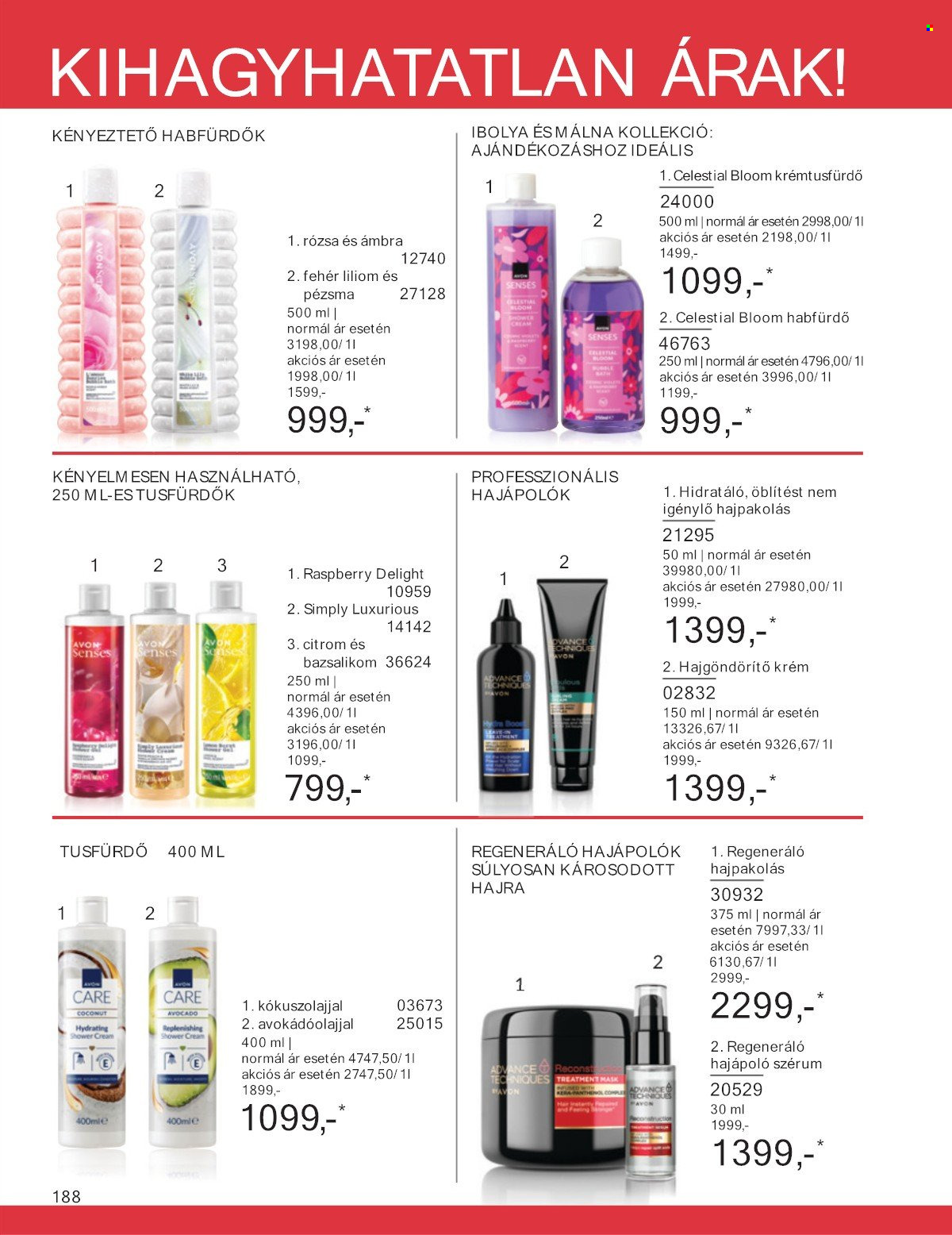 Avon akciós újságok - 2025.06.01 - 2025.06.30. Oldal 188