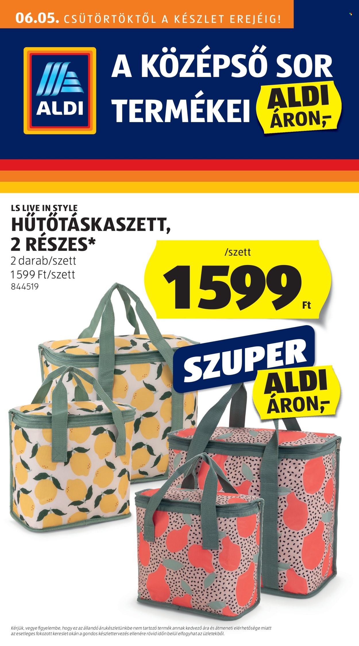 Aldi akciós újságok - 2025.06.05 - 2025.06.11. Oldal 1