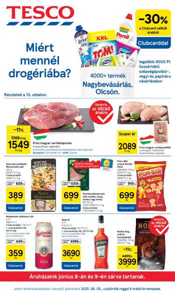 Újság TESCO - 2025.06.05 - 2025.06.11.