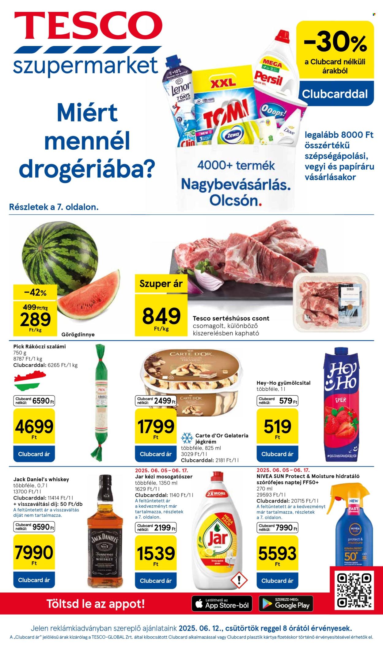 TESCO akciós újságok - 2025.06.12 - 2025.06.18. Oldal 1