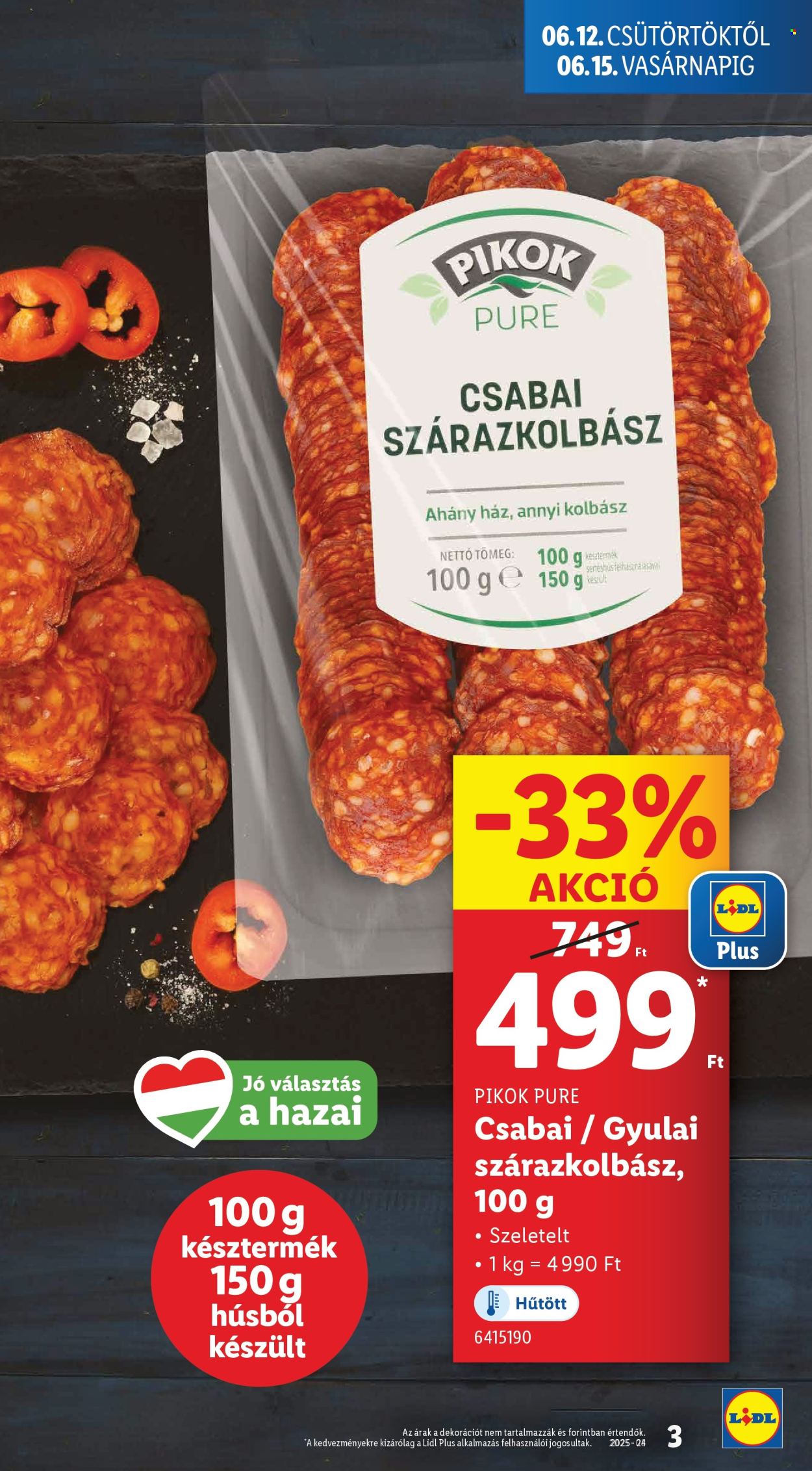 Lidl akciós újságok - 2025.06.12 - 2025.06.18. Oldal 3