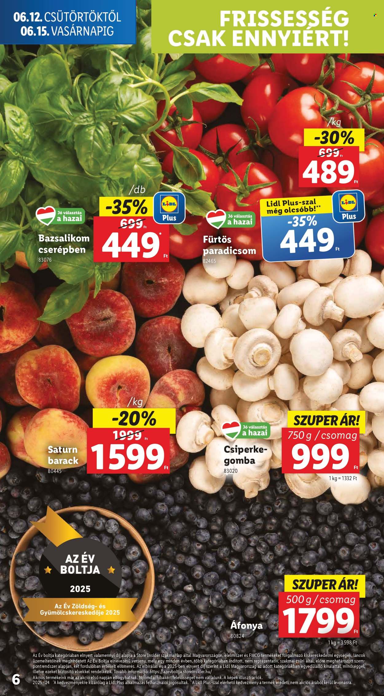 Lidl akciós újságok - 2025.06.12 - 2025.06.18. Oldal 6
