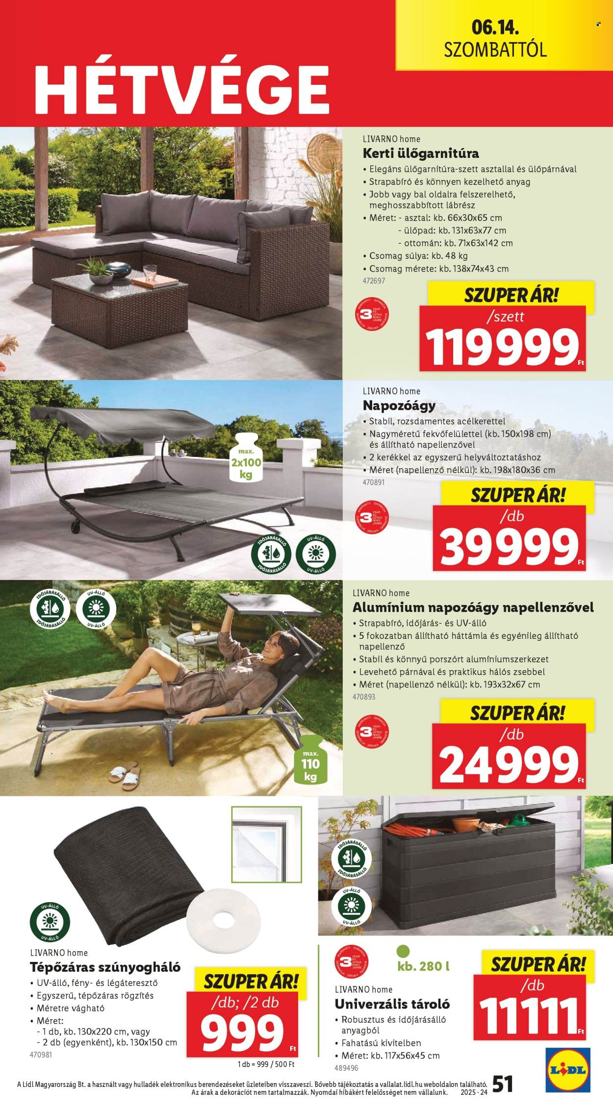 Lidl akciós újságok - 2025.06.12 - 2025.06.18. Oldal 51