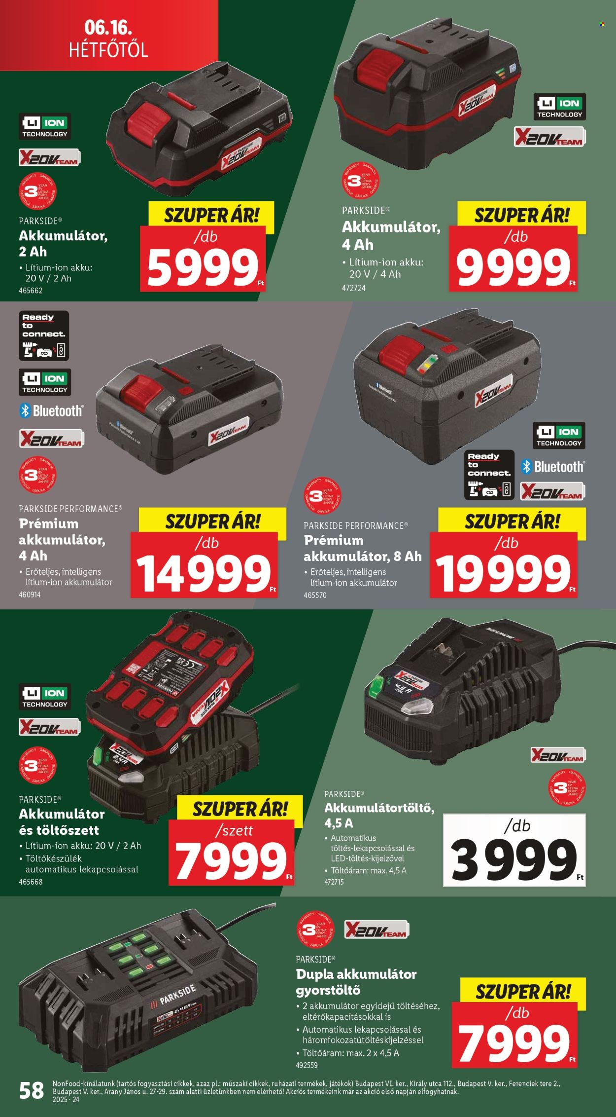 Lidl akciós újságok - 2025.06.12 - 2025.06.18. Oldal 58