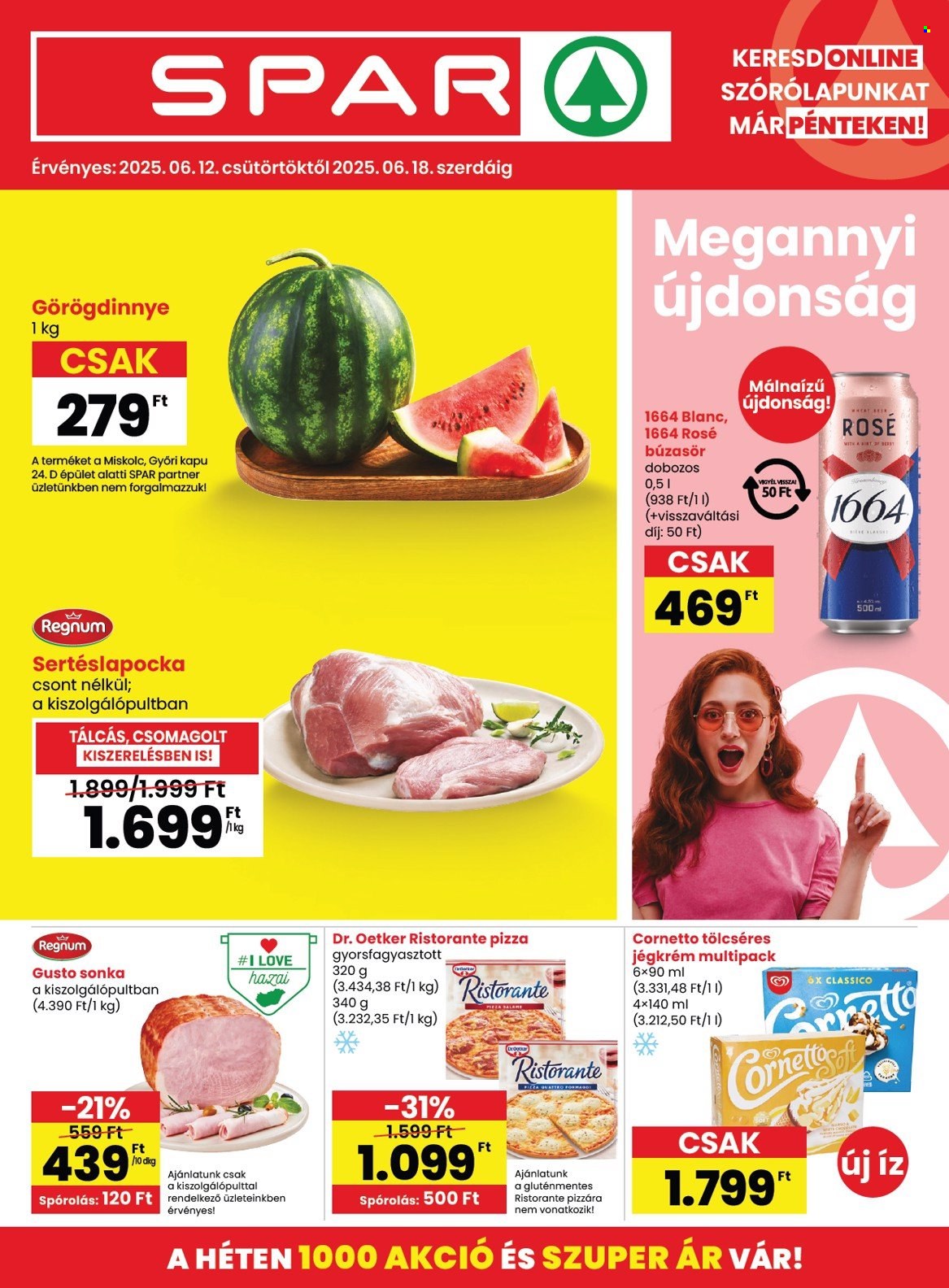 SPAR akciós újságok - 2025.06.12 - 2025.06.18. Oldal 1