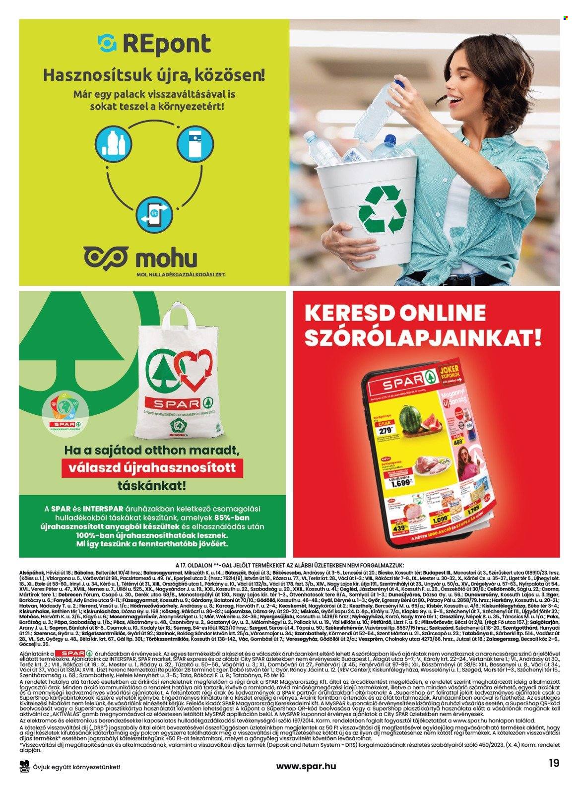 SPAR akciós újságok - 2025.06.12 - 2025.06.18. Oldal 19