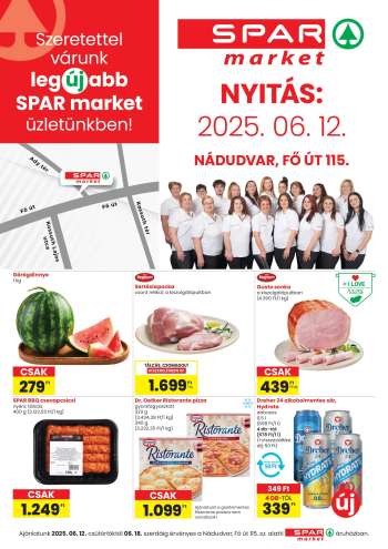 Újság SPAR market - 2025.06.12 - 2025.06.18.