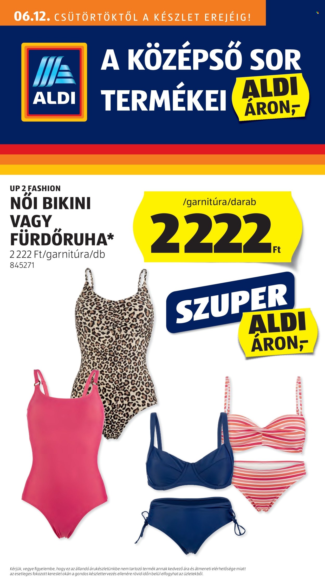 Aldi akciós újságok - 2025.06.12 - 2025.06.18. Oldal 1