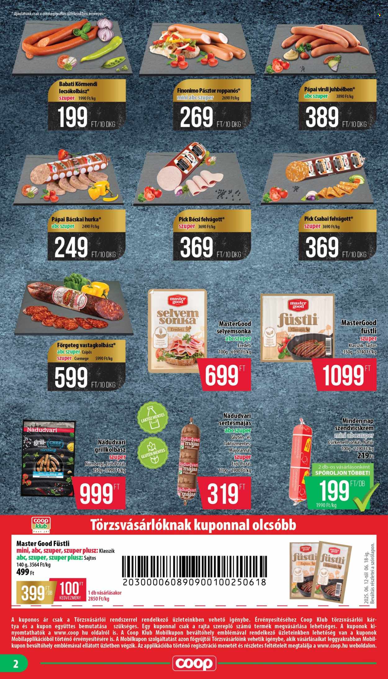 Coop akciós újságok - 2025.06.12 - 2025.06.18. Oldal 2