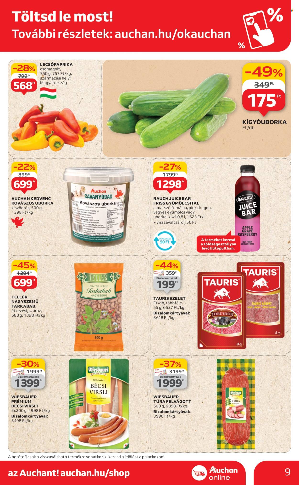 Auchan akciós újságok - 2025.06.12 - 2025.06.18. Oldal 9