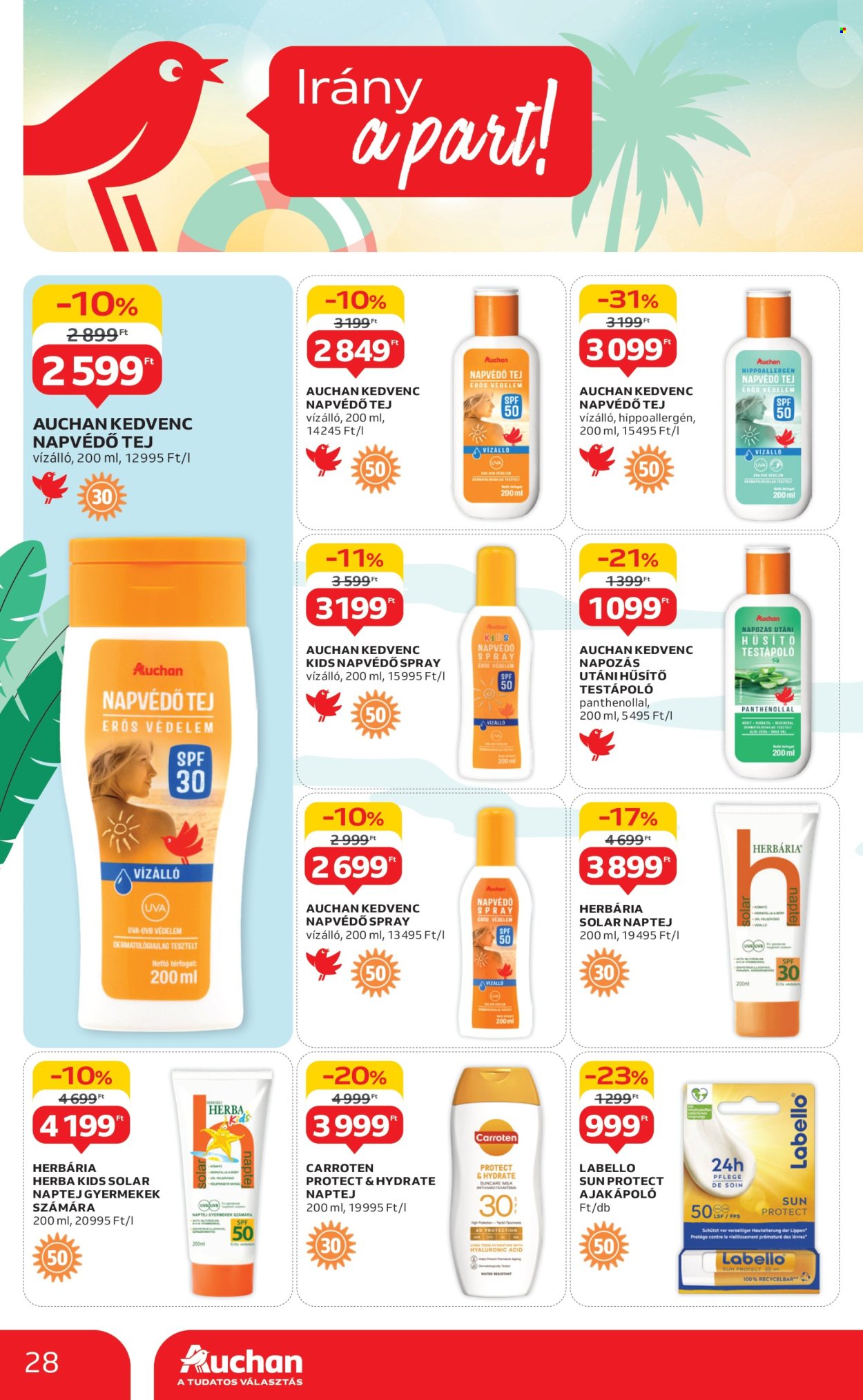 Auchan akciós újságok - 2025.06.12 - 2025.07.16. Oldal 28