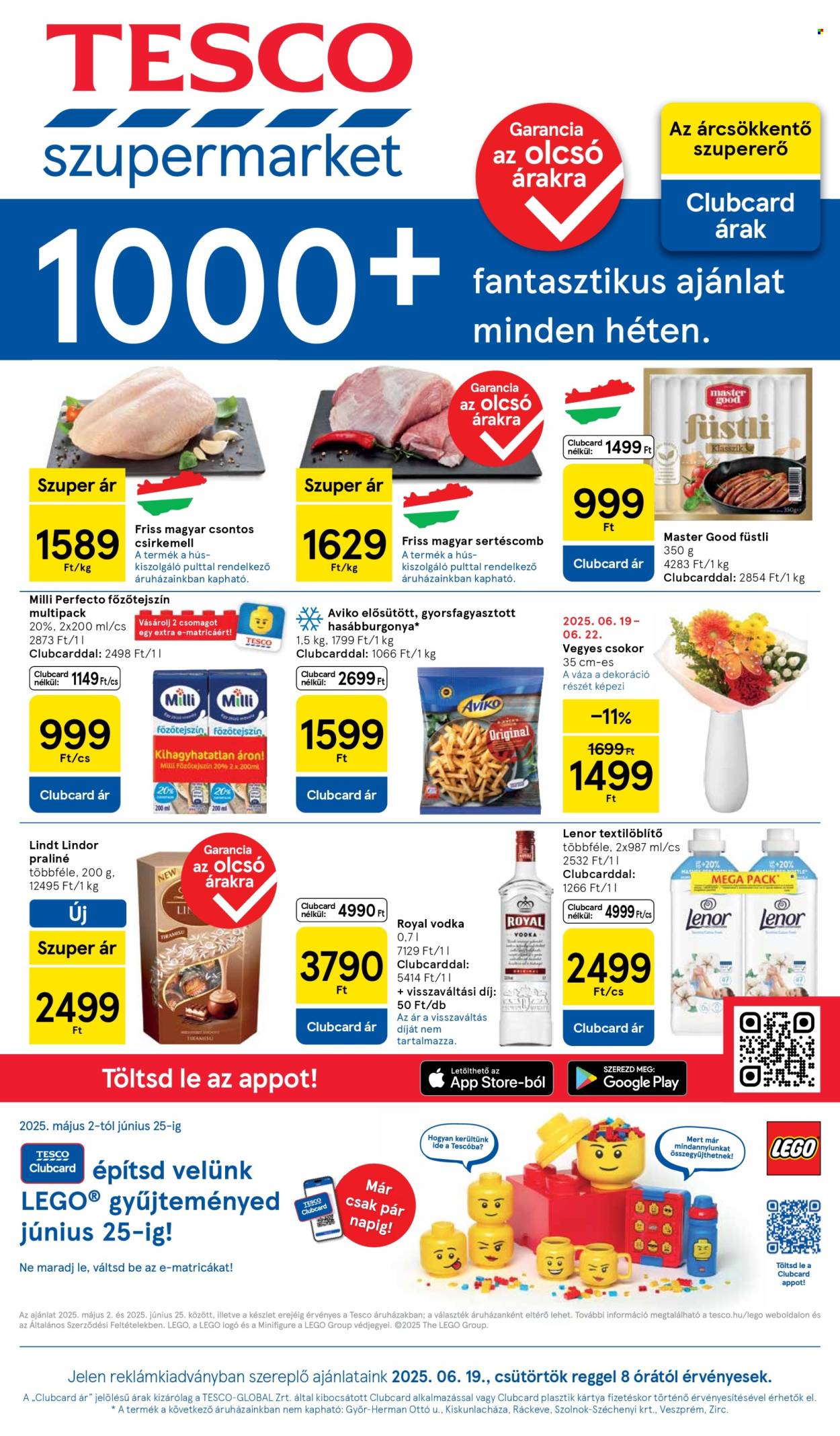 TESCO akciós újságok - 2025.06.19 - 2025.06.25. Oldal 1