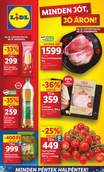 Újság Lidl - 2025.06.19 - 2025.06.25.