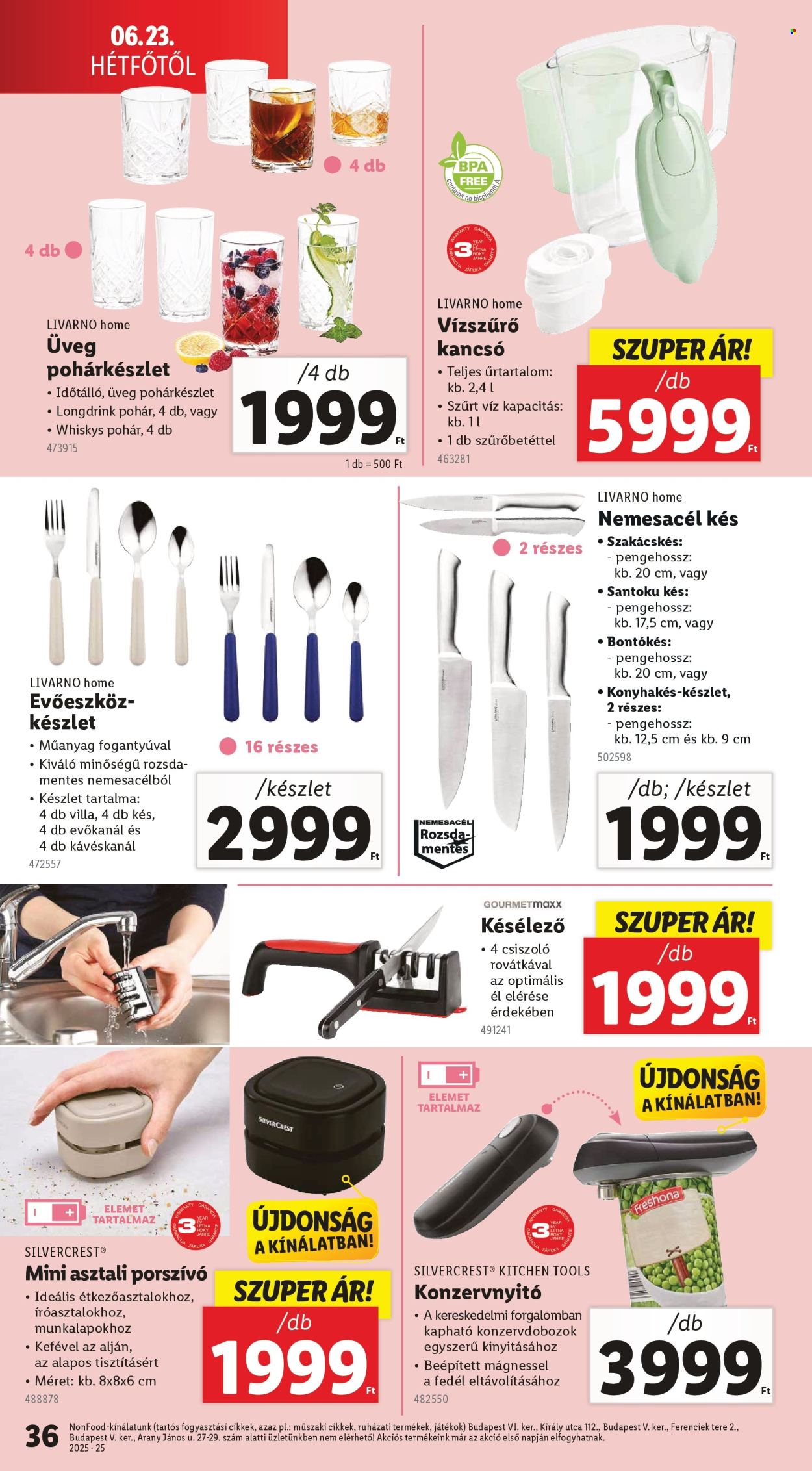 Lidl akciós újságok - 2025.06.19 - 2025.06.25. Oldal 36