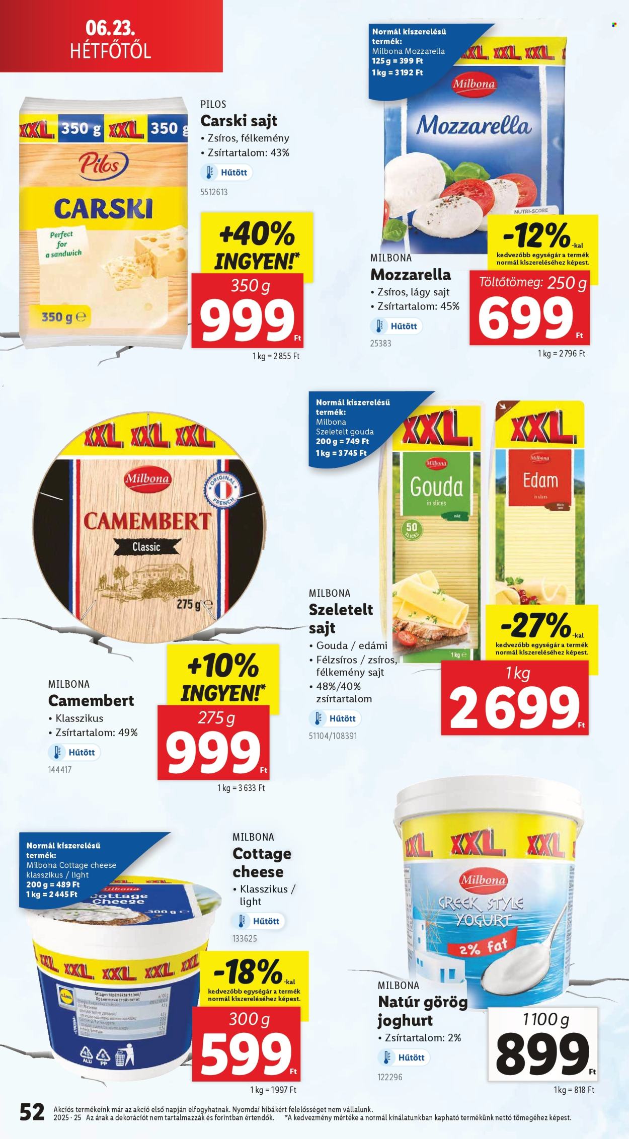 Lidl akciós újságok - 2025.06.19 - 2025.06.25. Oldal 52