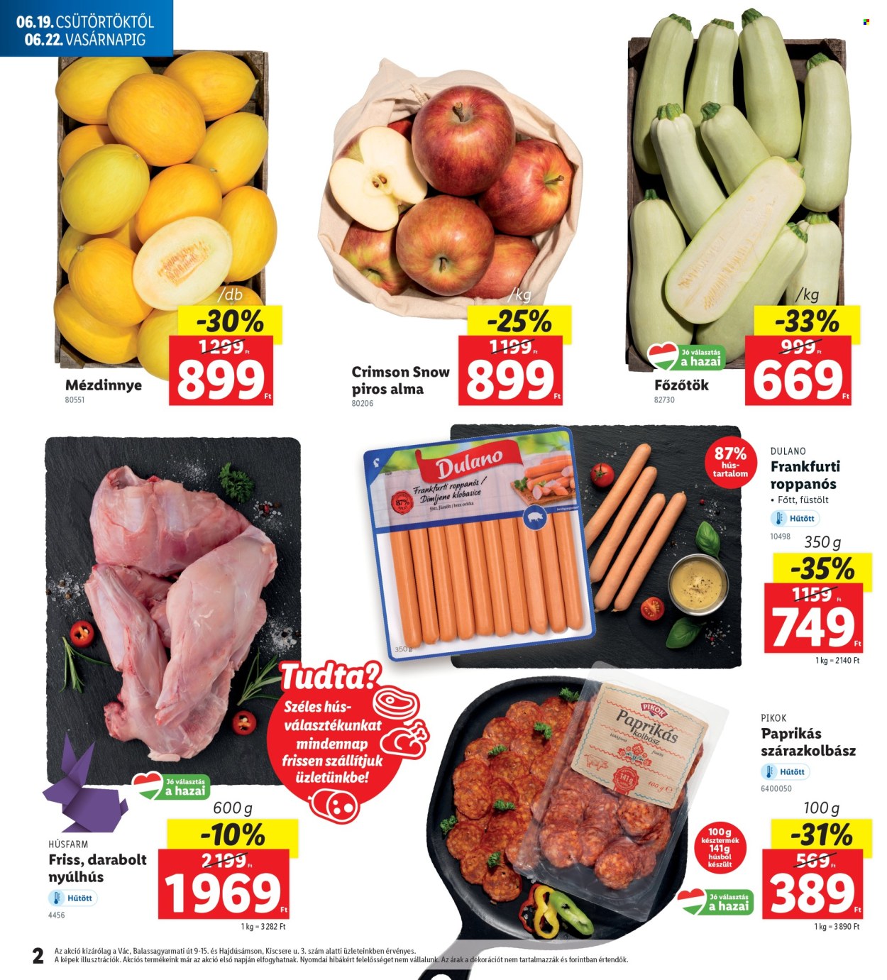 Lidl akciós újságok - 2025.06.19 - 2025.06.22. Oldal 2