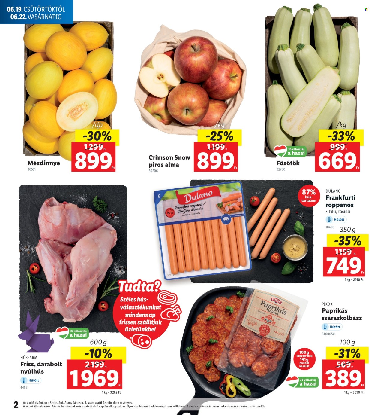 Lidl akciós újságok - 2025.06.19 - 2025.06.22. Oldal 2