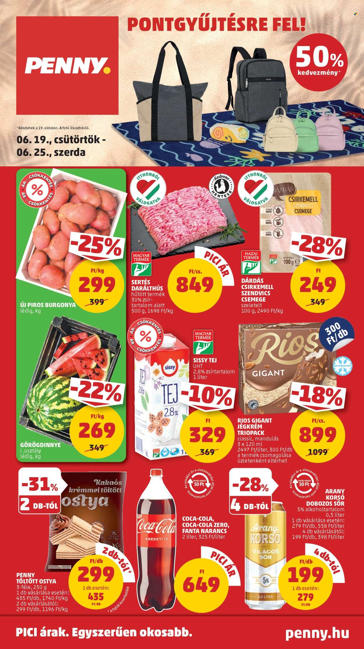 Penny Market akciós újságok - 2025.06.19 - 2025.06.25. Oldal 1