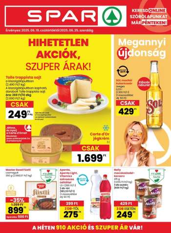 Újság SPAR - 2025.06.19 - 2025.06.25.