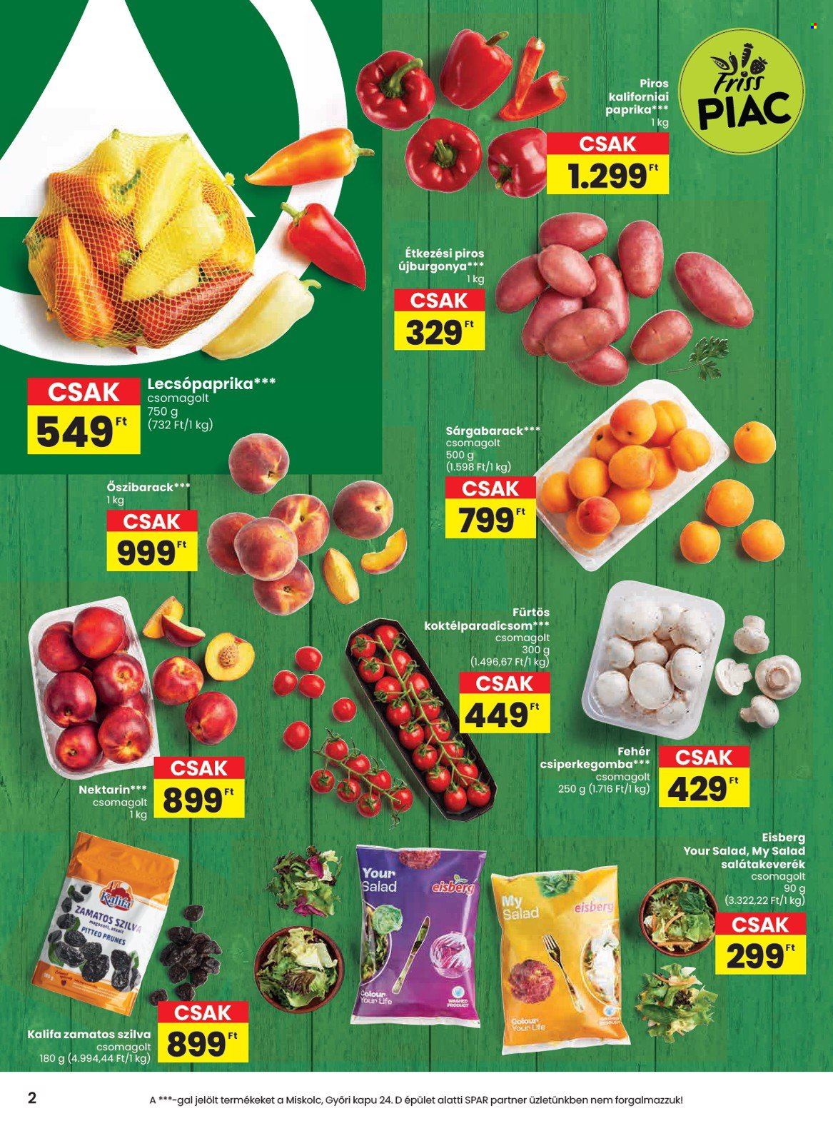 SPAR akciós újságok - 2025.06.19 - 2025.06.25. Oldal 2
