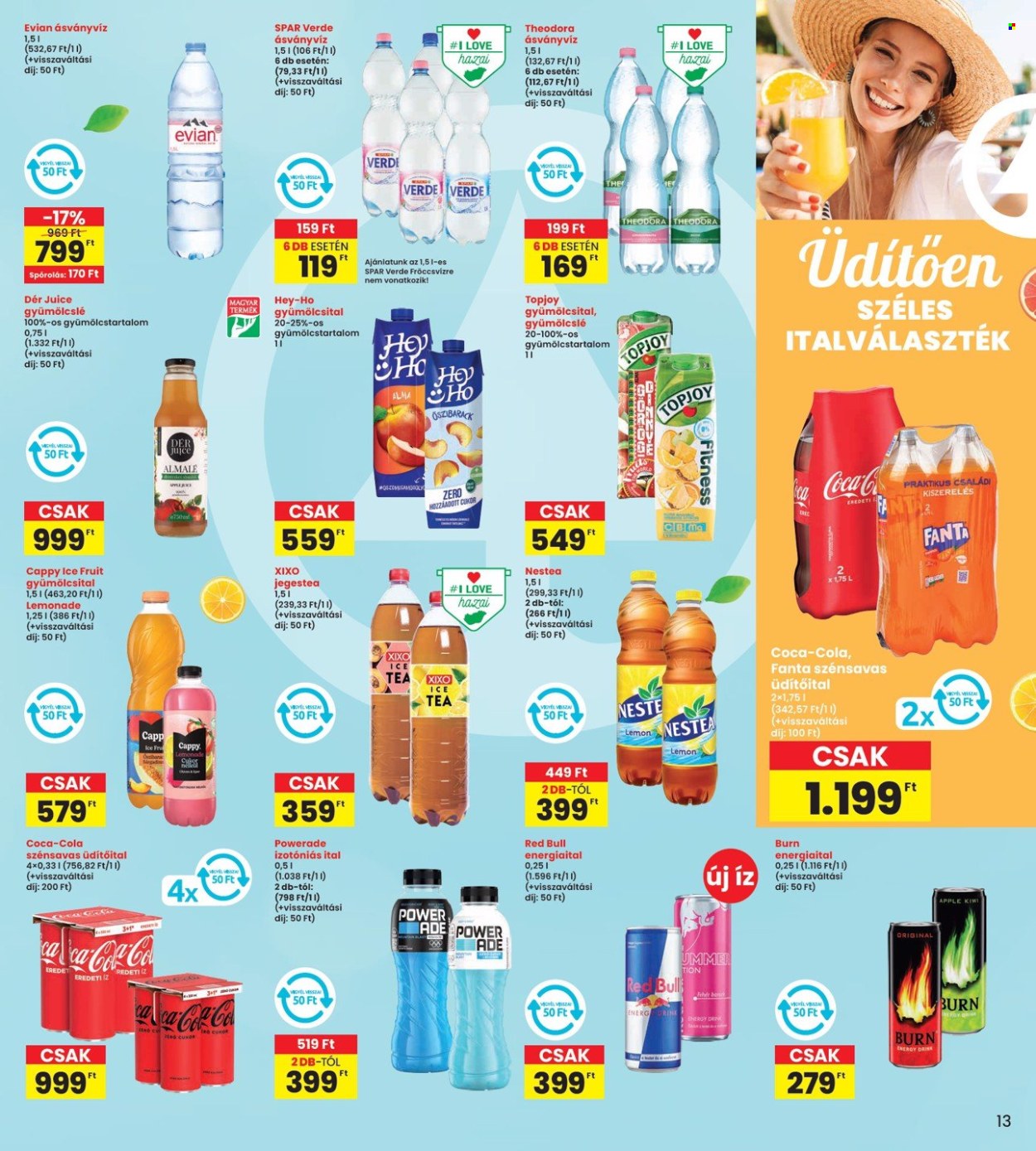 INTERSPAR akciós újságok - 2025.06.19 - 2025.06.25. Oldal 13