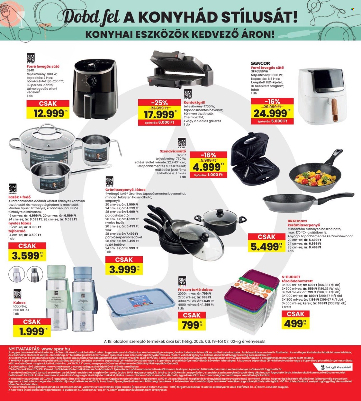 INTERSPAR akciós újságok - 2025.06.19 - 2025.06.25. Oldal 18