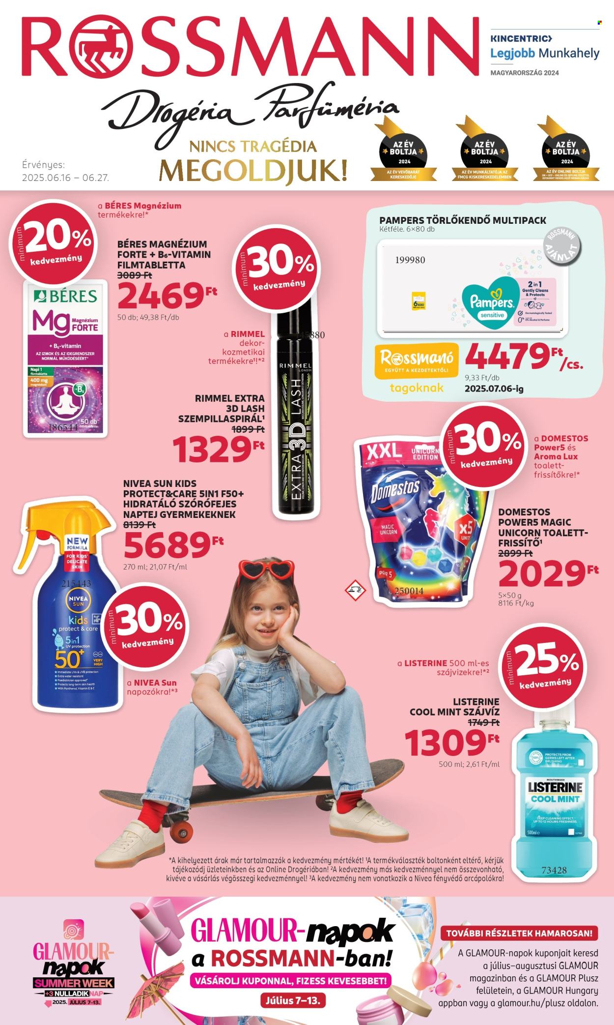 Rossmann akciós újságok - 2025.06.16 - 2025.06.27. Oldal 1