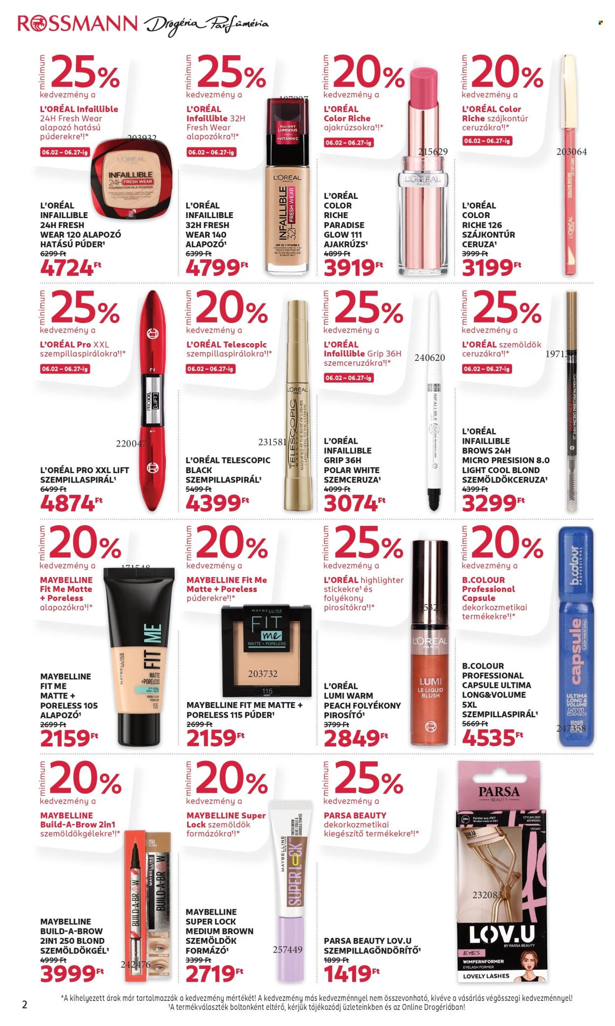 Rossmann akciós újságok - 2025.06.16 - 2025.06.27. Oldal 2