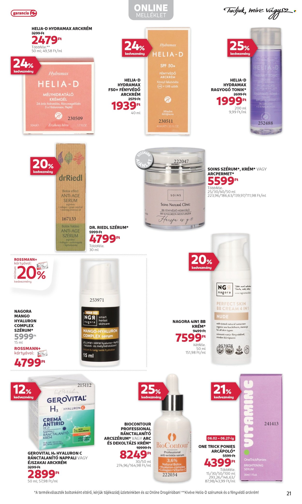 Rossmann akciós újságok - 2025.06.16 - 2025.06.27. Oldal 23