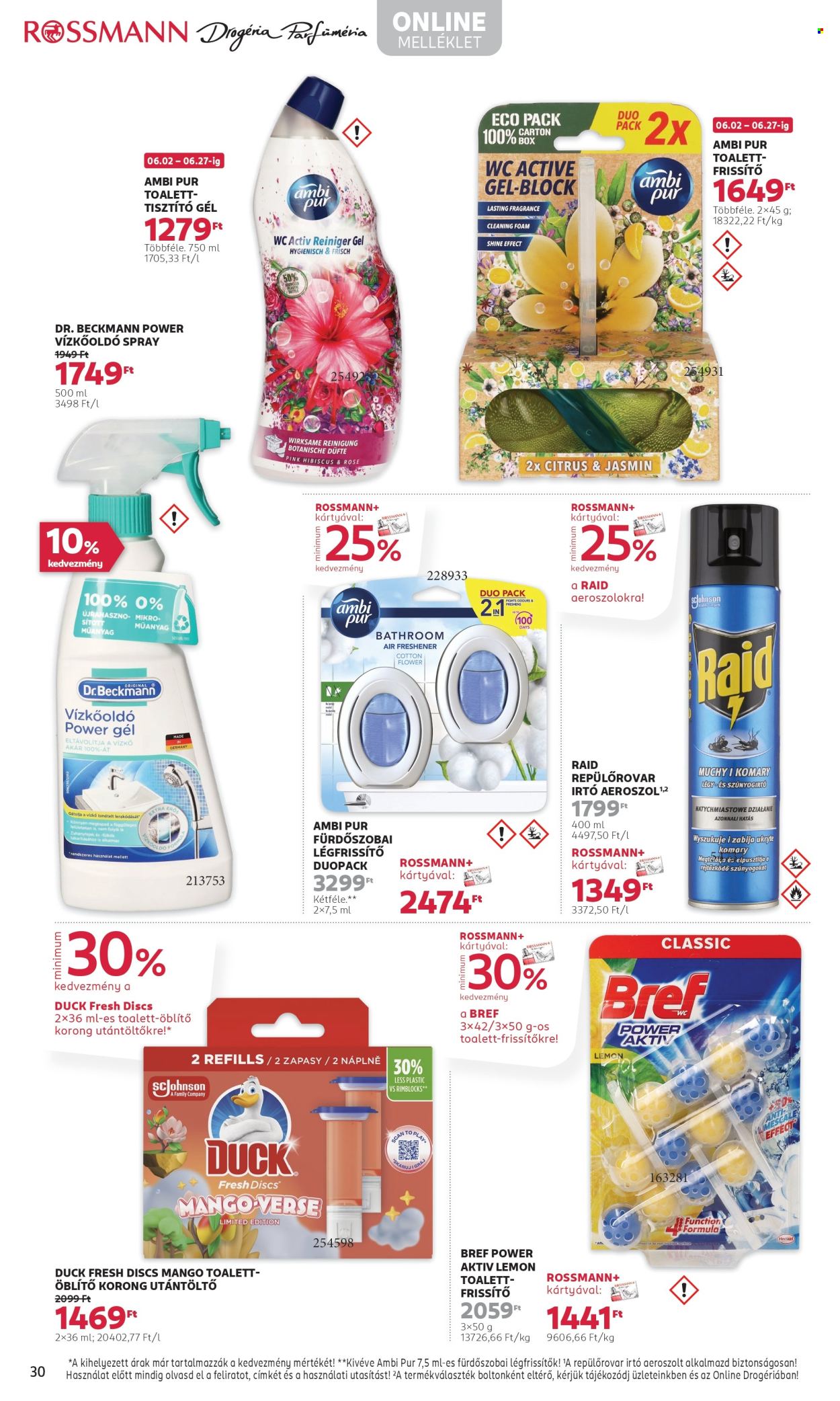 Rossmann akciós újságok - 2025.06.16 - 2025.06.27. Oldal 32