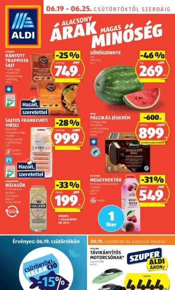 Újság Aldi - 2025.06.19 - 2025.06.25.