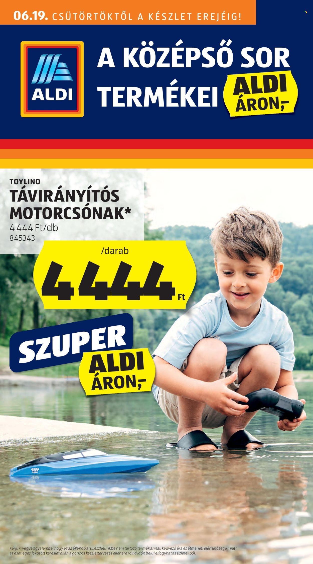 Aldi akciós újságok - 2025.06.19 - 2025.06.25. Oldal 1