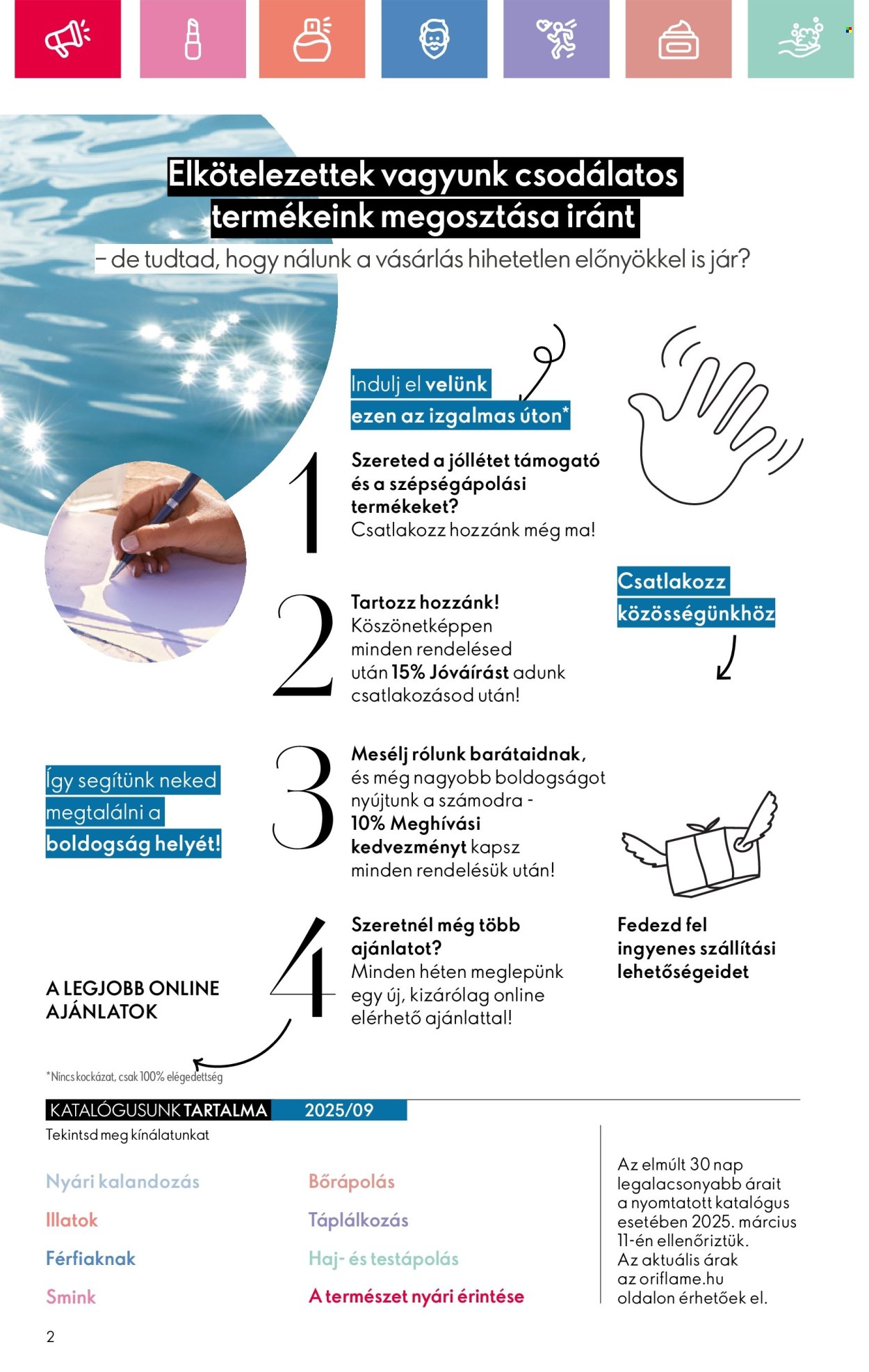 Oriflame akciós újságok - 2025.06.15 - 2025.07.05. Oldal 2