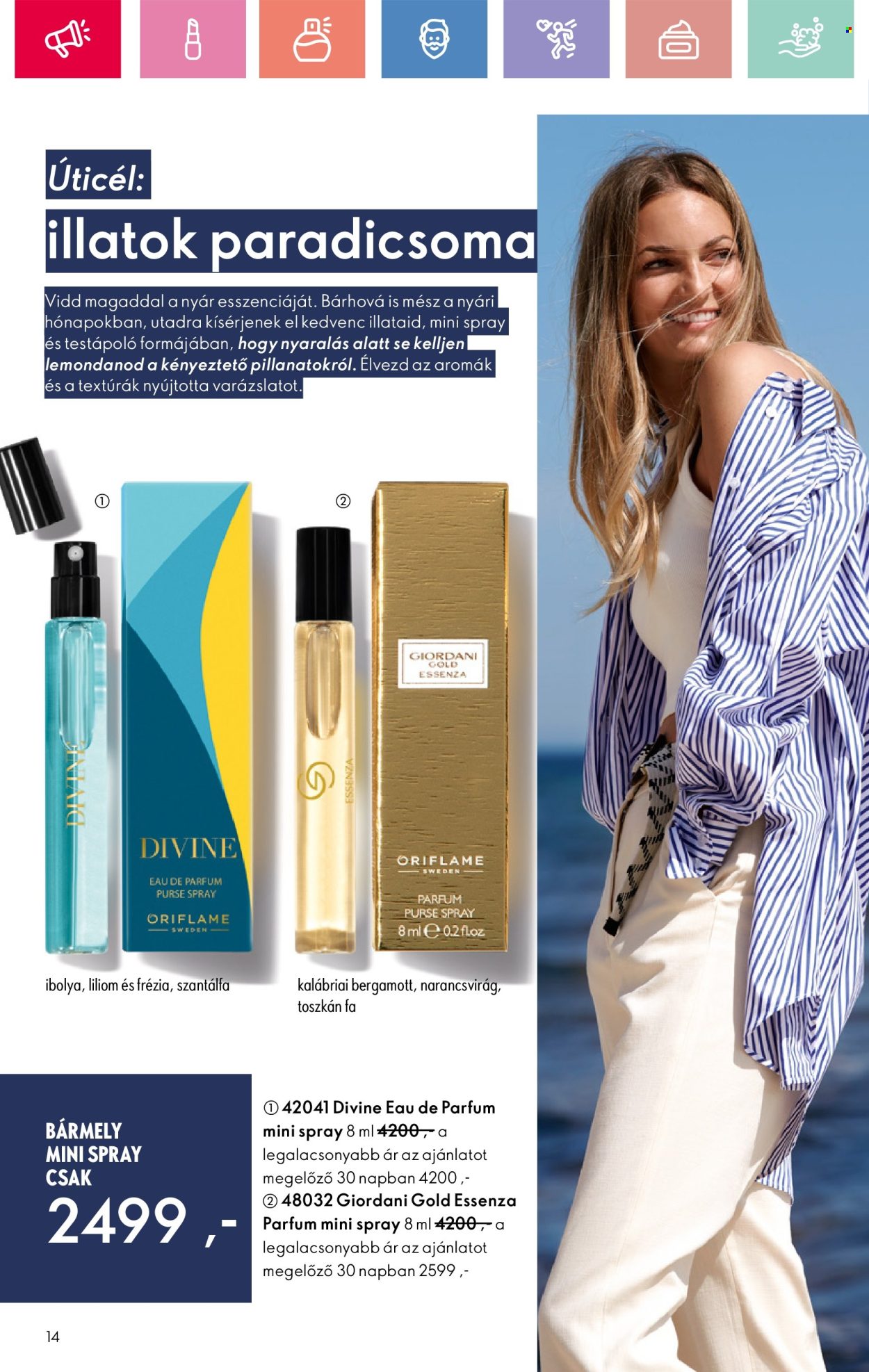 Oriflame akciós újságok - 2025.06.15 - 2025.07.05. Oldal 14