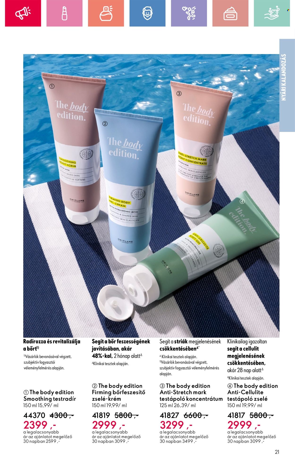 Oriflame akciós újságok - 2025.06.15 - 2025.07.05. Oldal 21