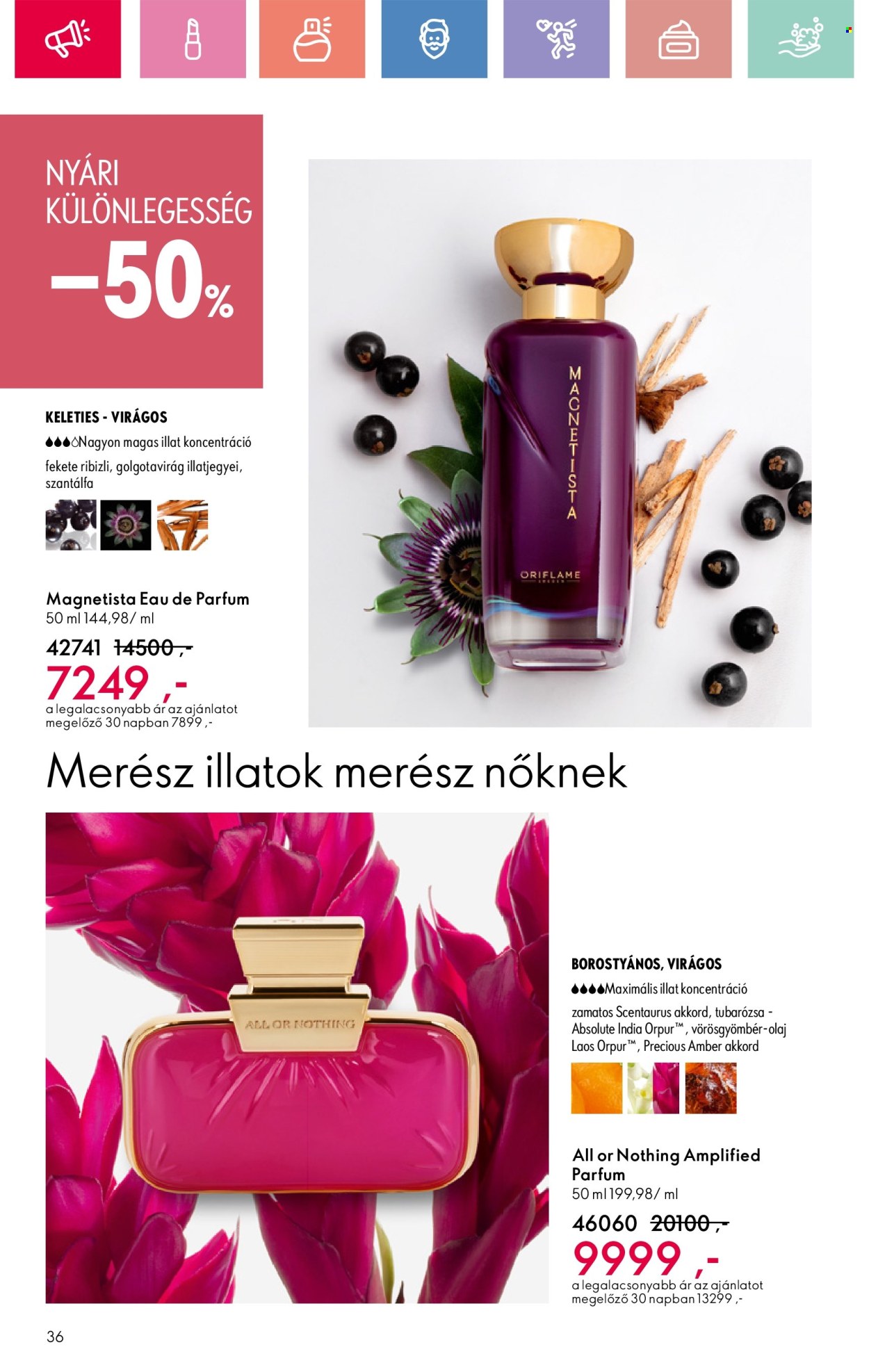 Oriflame akciós újságok - 2025.06.15 - 2025.07.05. Oldal 36