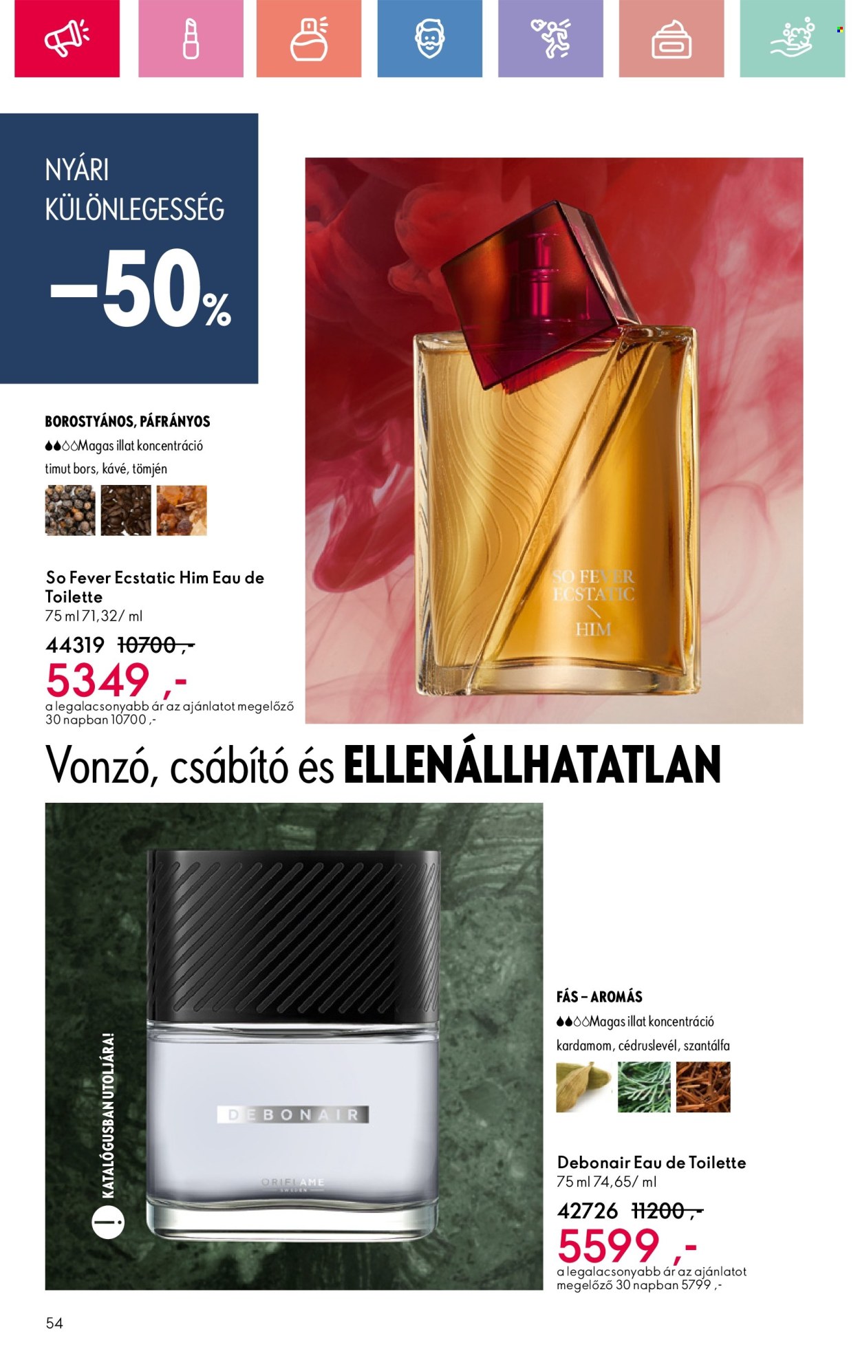 Oriflame akciós újságok - 2025.06.15 - 2025.07.05. Oldal 54