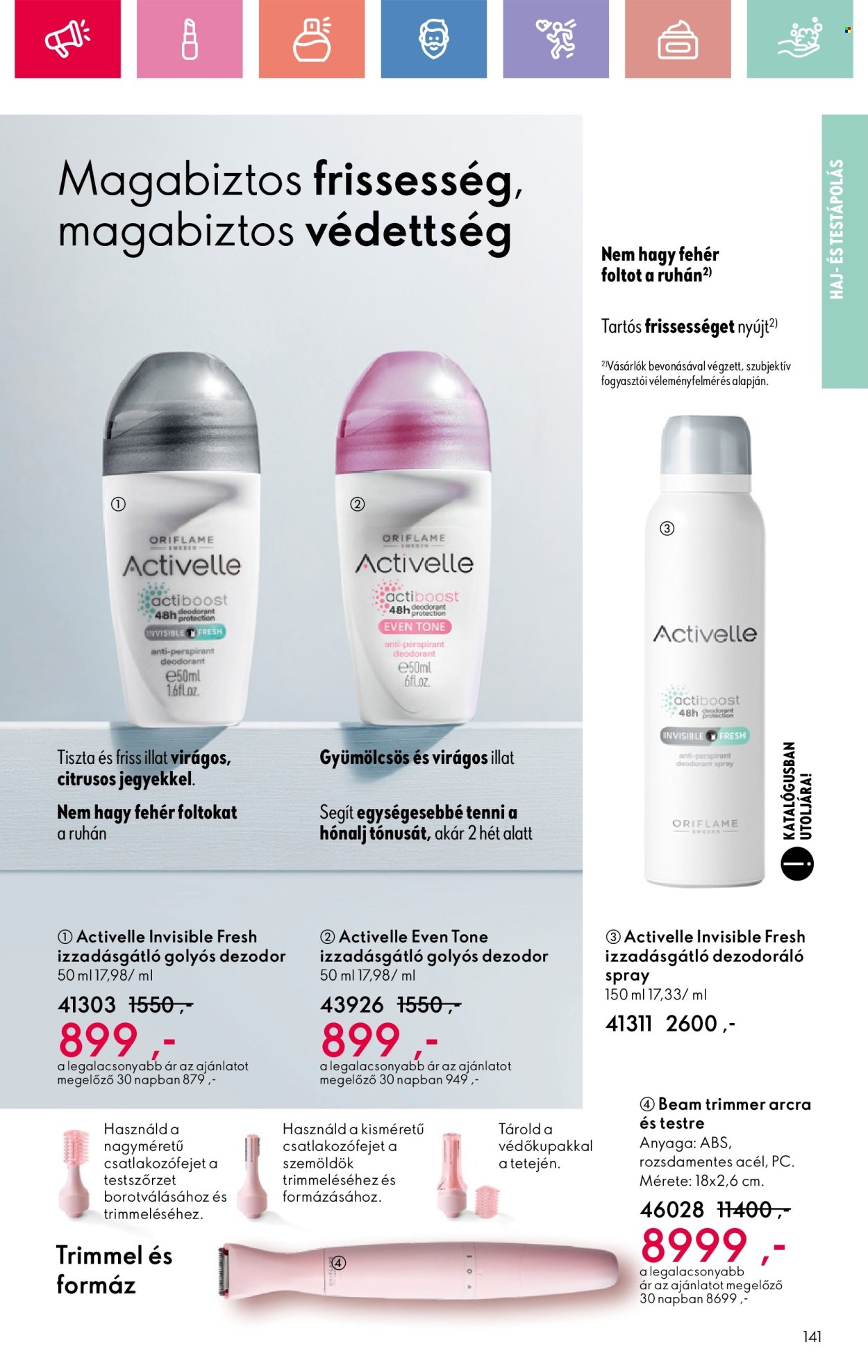 Oriflame akciós újságok - 2025.06.15 - 2025.07.05. Oldal 141