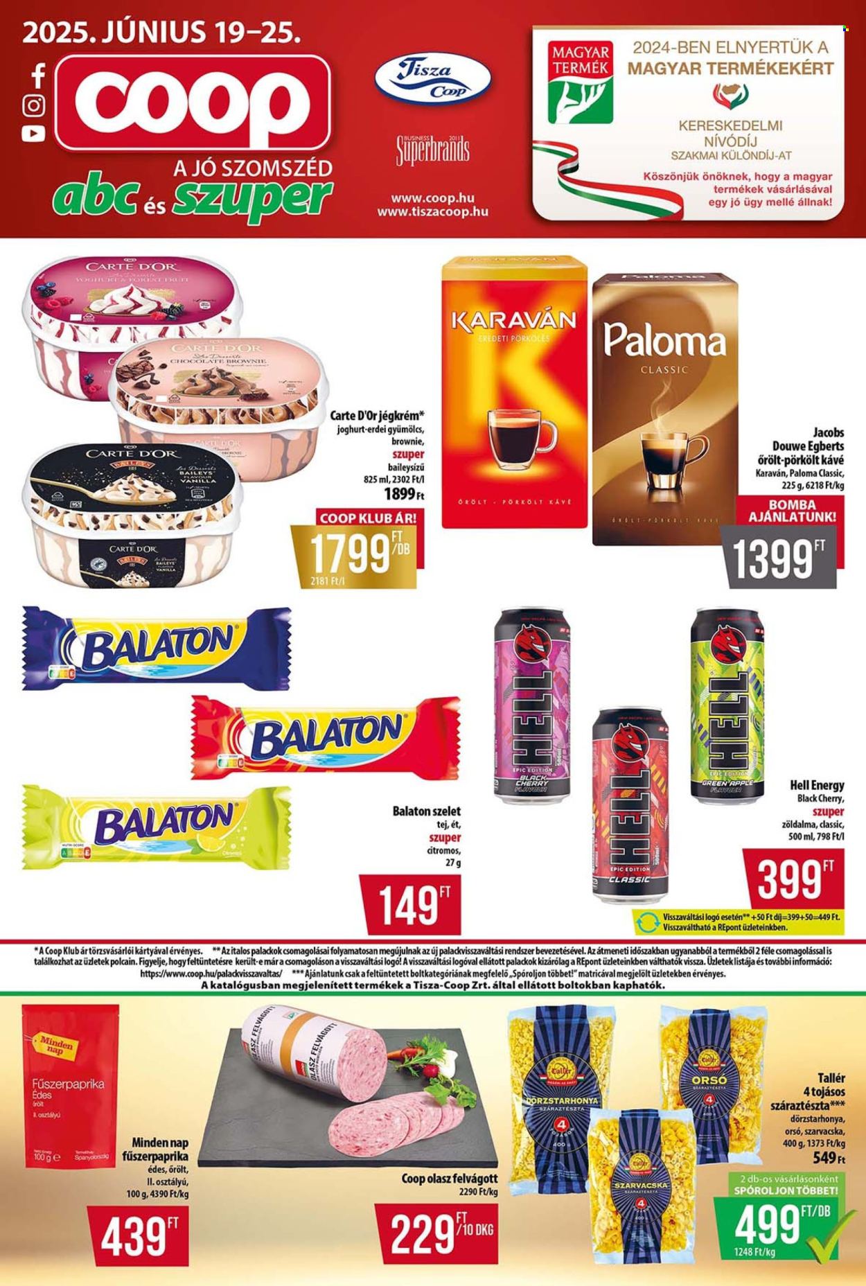 Coop akciós újságok - 2025.06.19 - 2025.06.25. Oldal 1