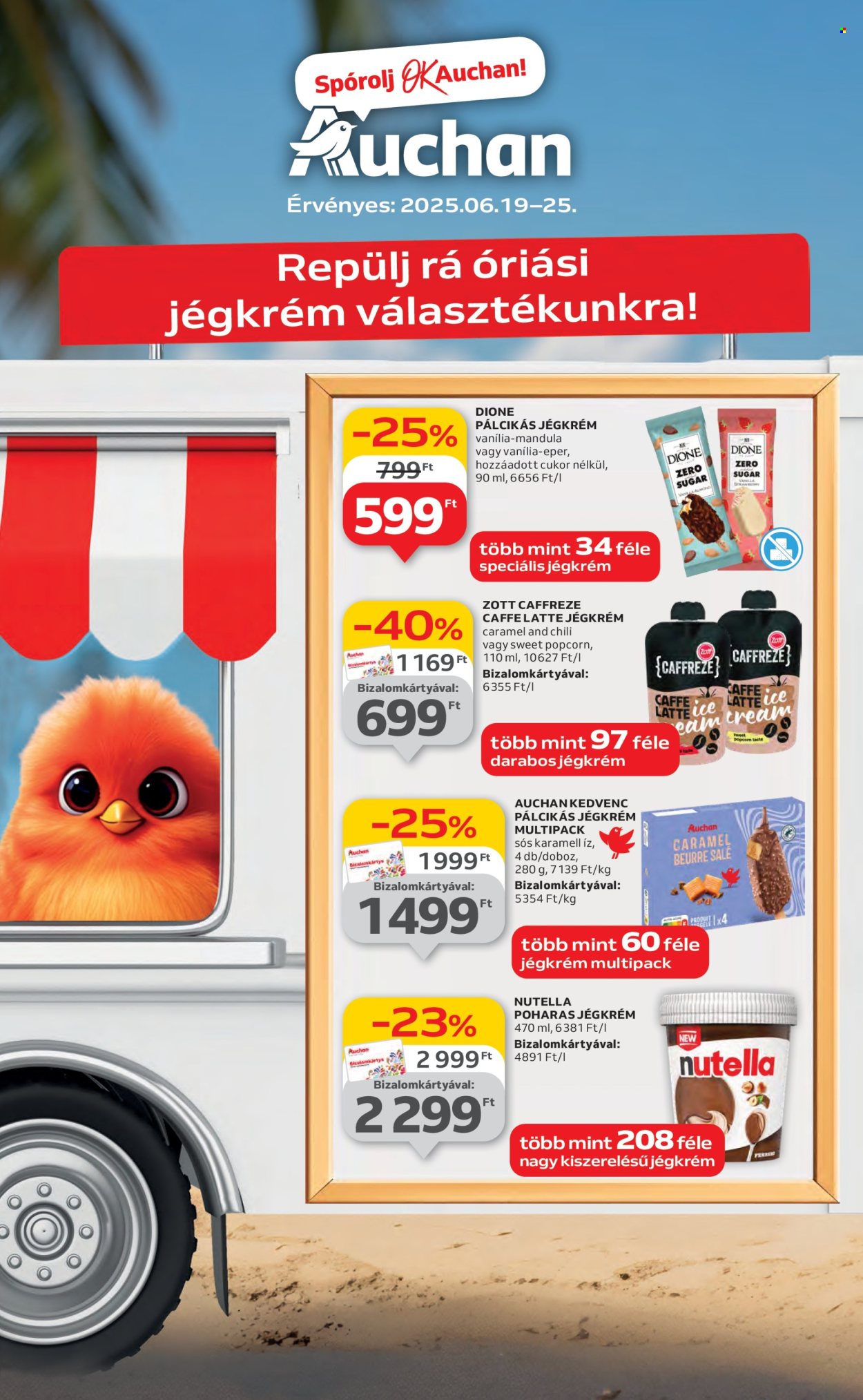 Auchan akciós újságok - 2025.06.19 - 2025.06.25. Oldal 1