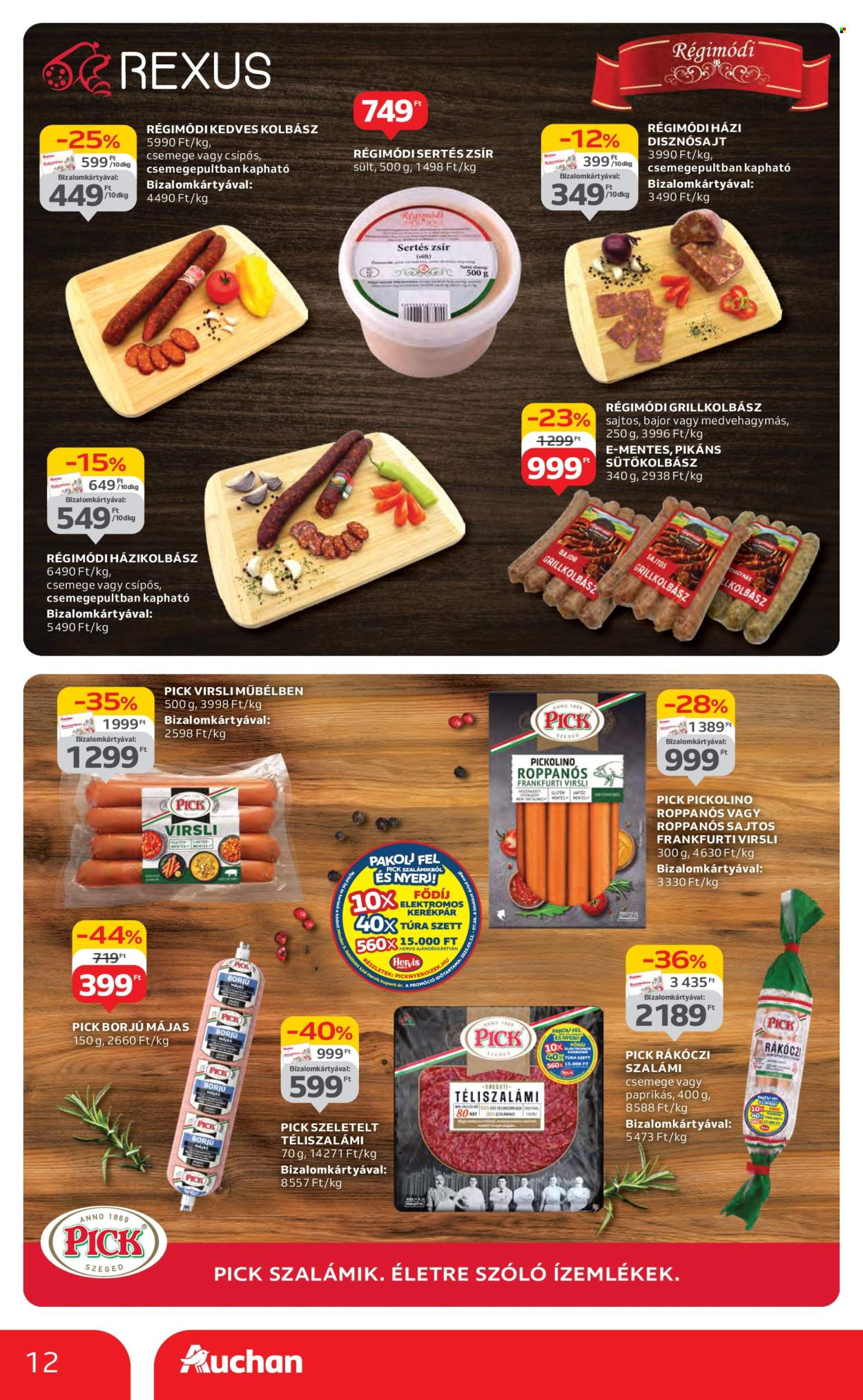 Auchan akciós újságok - 2025.06.19 - 2025.06.25. Oldal 12