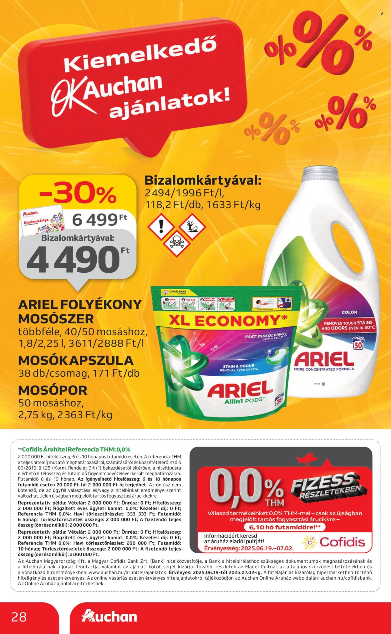 Auchan akciós újságok - 2025.06.19 - 2025.06.25. Oldal 28