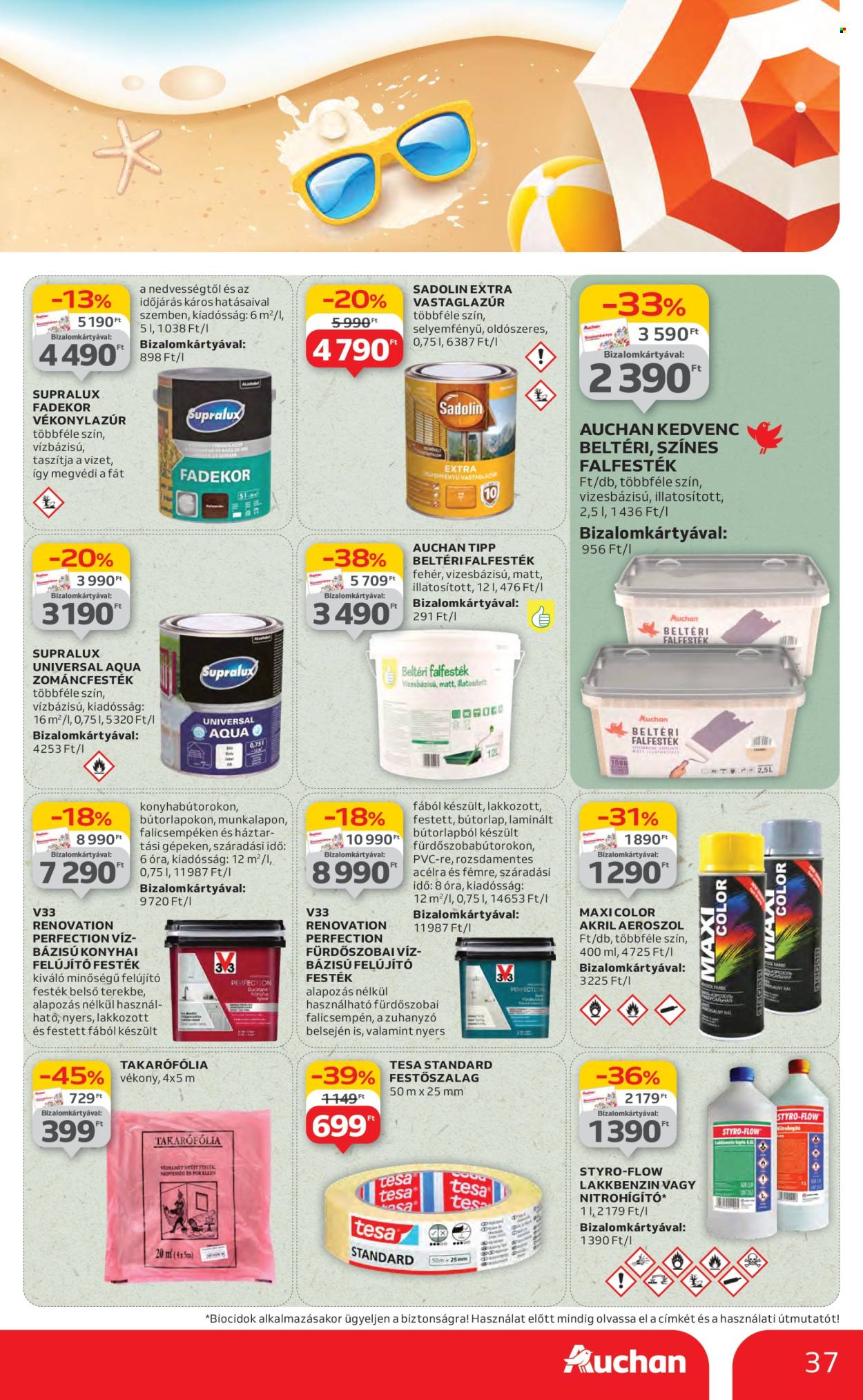 Auchan akciós újságok - 2025.06.19 - 2025.06.25. Oldal 37