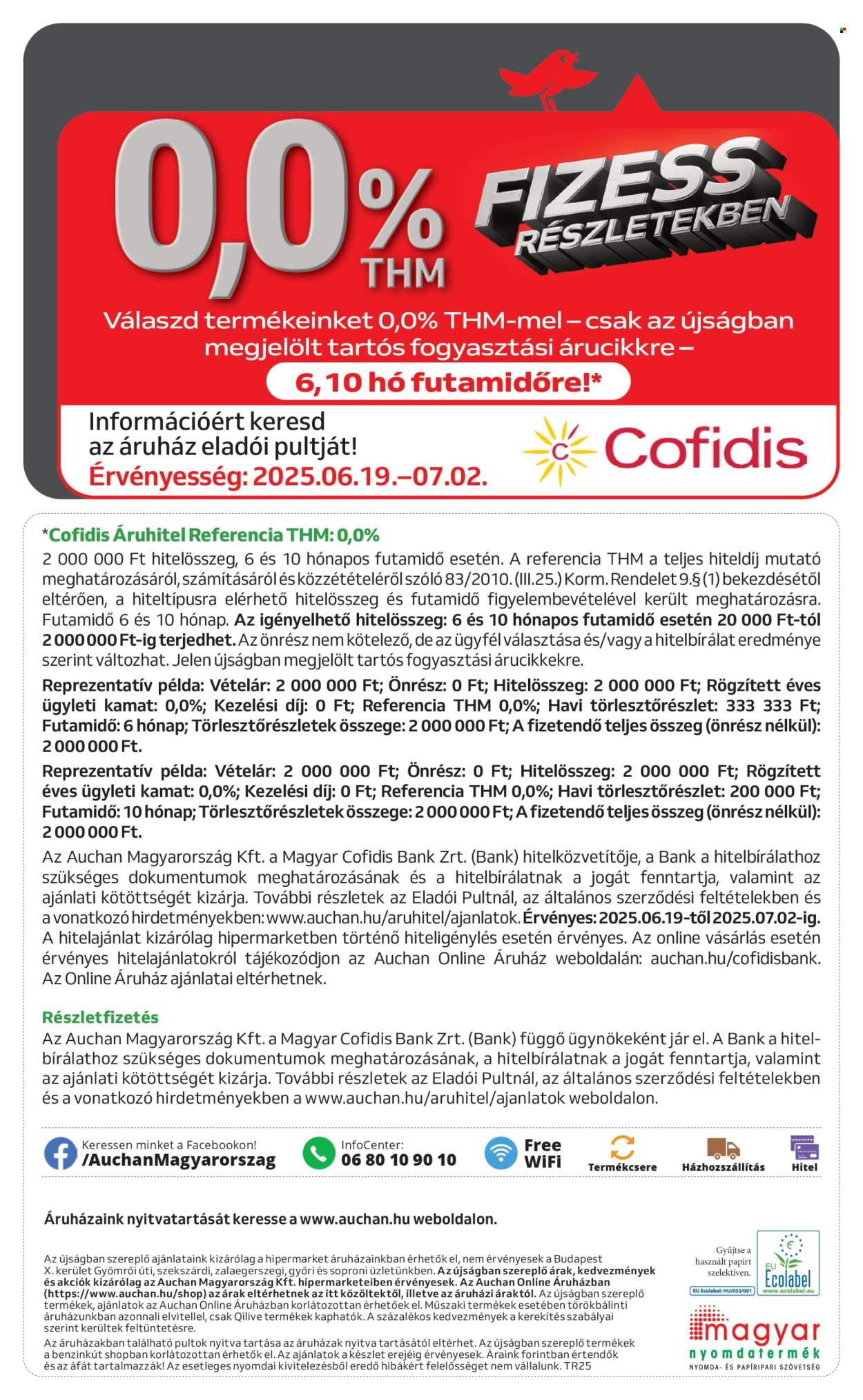 Auchan akciós újságok - 2025.06.19 - 2025.07.02. Oldal 20
