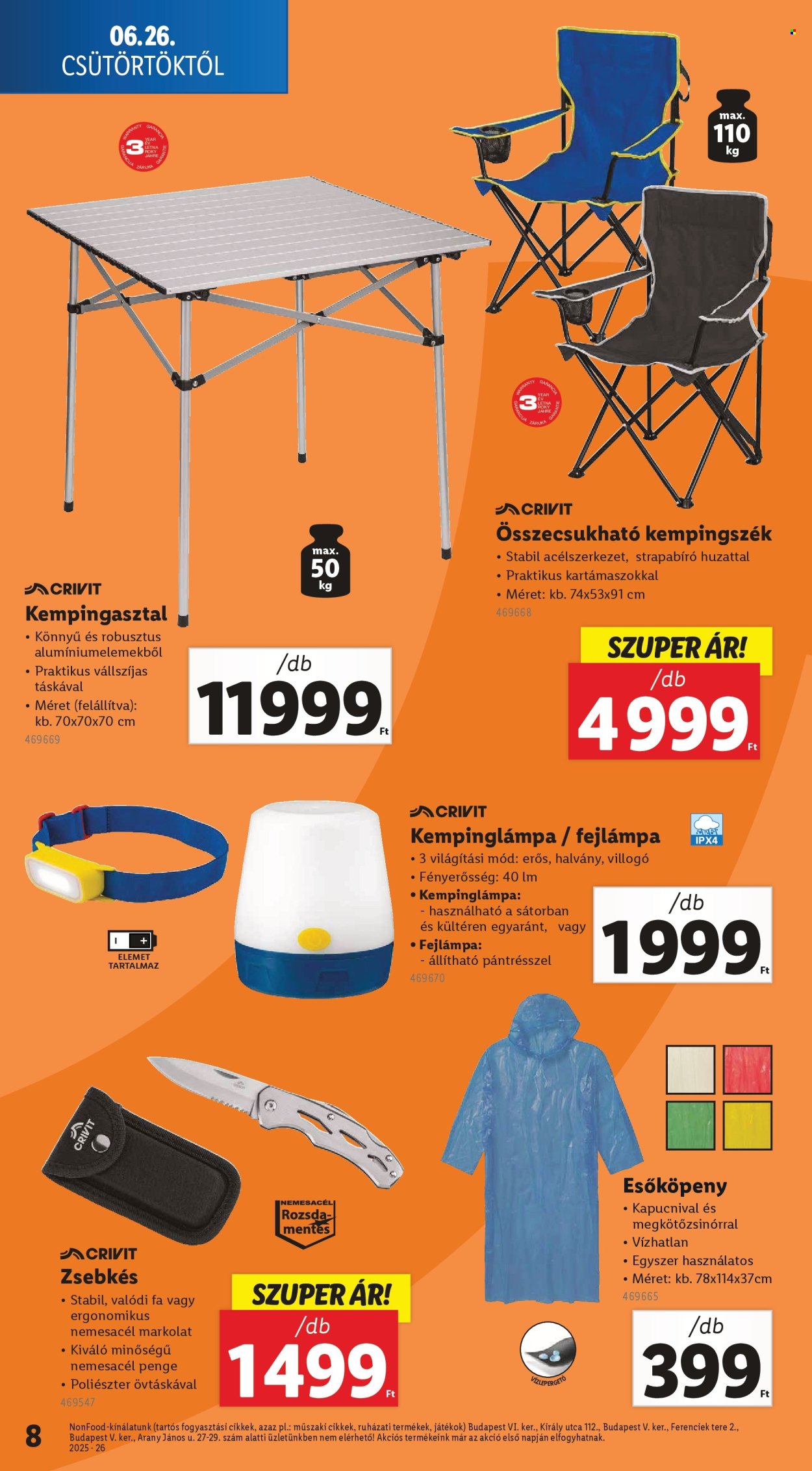 Lidl akciós újságok - 2025.06.26 - 2025.07.02. Oldal 8
