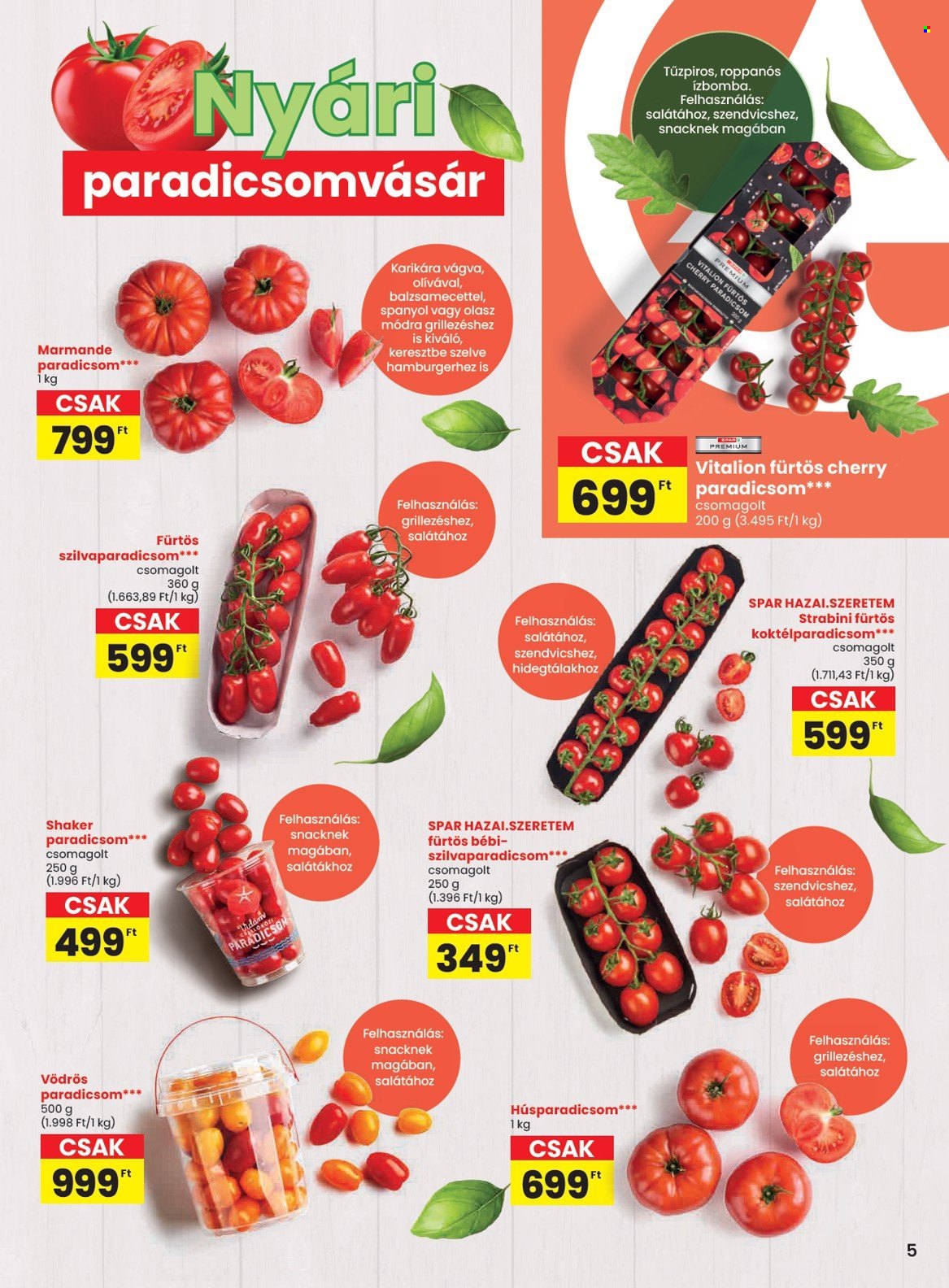 SPAR akciós újságok - 2025.06.26 - 2025.07.02. Oldal 5