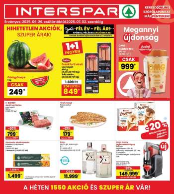 Újság INTERSPAR - 2025.06.26 - 2025.07.02.