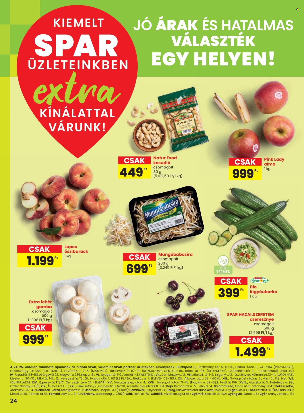 SPAR akciós újságok - 2025.06.26 - 2025.07.02. Oldal 1