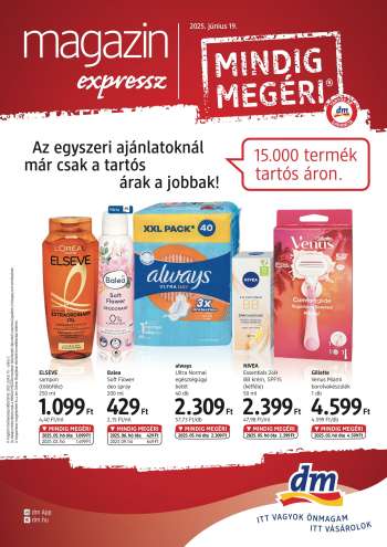 Újság dm drogerie markt - 2025.06.19 - 2025.07.02.